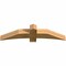 Ekena Millwork Bellingham Rough Sawn Timber Gable Bracket, Western Red Cedar, 60"W x 15"H x 6"D x 6"F, 6/12 Pitch GBW060X15X0606BEL00RWR - alternate 4